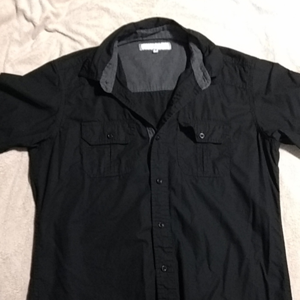 2 for $15   Men's button down short sleeve shirt